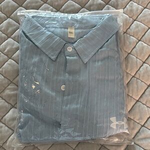 Under Armour Men's Light Blue Casual Shirt